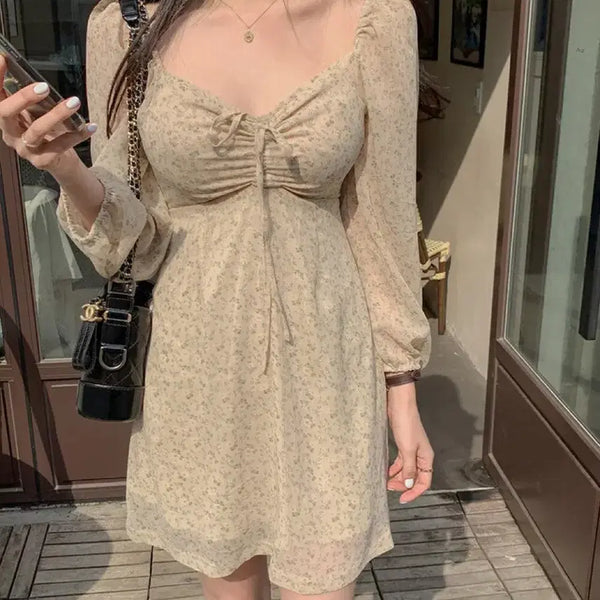 [BUNJANG] Somok Chiffon Dress / 소모크 쉬폰 원피스