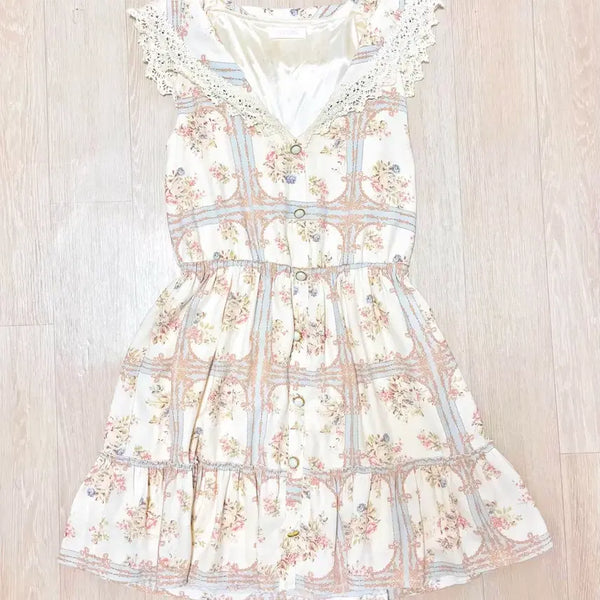 [BUNJANG] Liz Lisa Floral Dress / 리즈리사 liz lisa 꽃무늬 원피스 양지뢰 스나계 지뢰계 판매