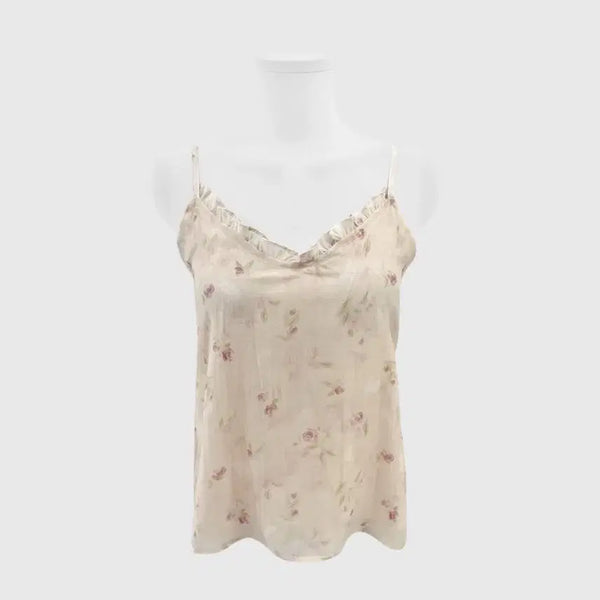 [BUNJANG] Maybe Baby Blandine Sleeveless Floral Frill Tank Top / 새상품) 메이비베이비 Blandine Sleeveless, 플라워 프릴 나시