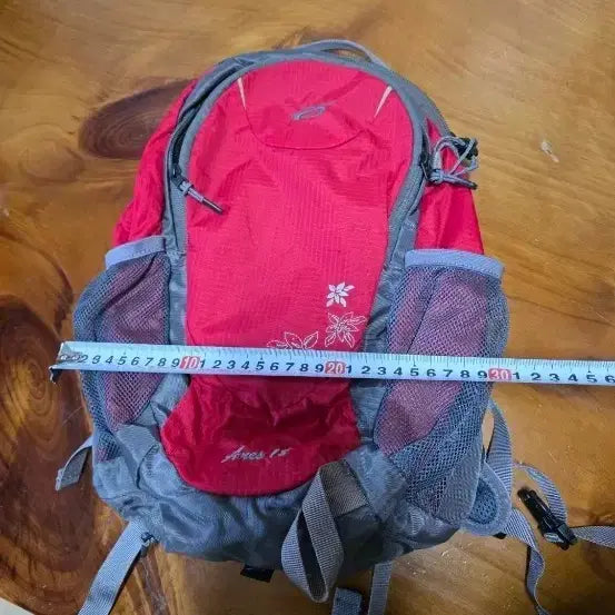 [BUNJANG] Pro-Specs Hiking Backpack Red Floral / 프로스펙스 등산 배낭