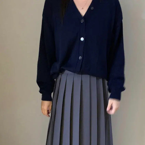 [BUNJANG] Ecrus Noir Pleats Skirt / 에크리스 느와플리츠스커트