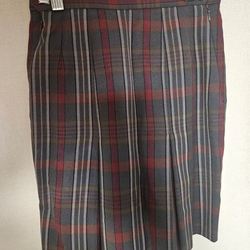 [BUNJANG] Size 62 School Uniform Plaid Skirt / 62 사이즈 교복치마