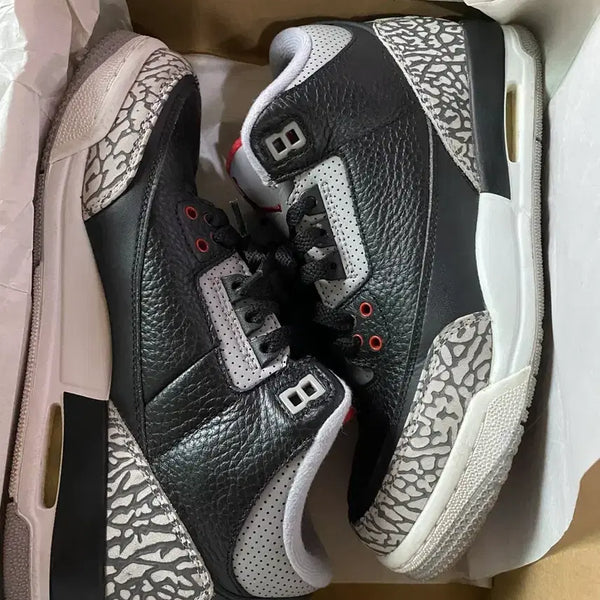 [BUNJANG] Air Jordan 3 Retro 'Black Cement' (2018) Size 240 / 조던3 레트로 블랙시멘트 2018년 240사이즈