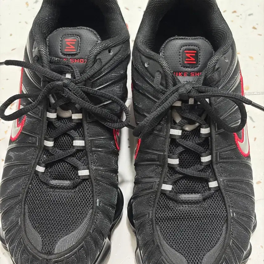 [BUNJANG] Nike Shox TL Black University Red / 나이키 샥스 TL 블랙 유니버시티 레드 265