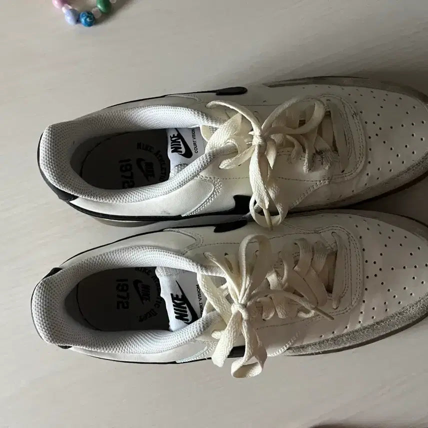 [BUNJANG] Nike Court Vision Low White Sneakers (265mm) / 나이키 코트 비전 로우 화이트 265
