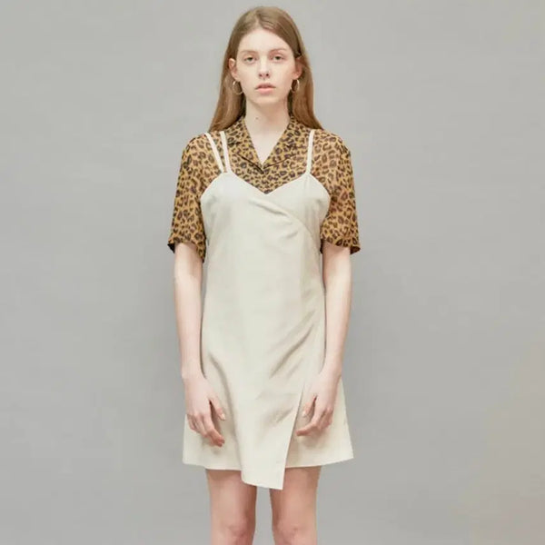 [BUNJANG] LOCLE by Low Classic Asymmetrical Strap Dress / 로클 바이 로우클래식(LOCLE) 언발란스 스트랩 원피스 55-66 새상품