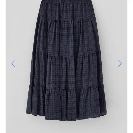 [BUNJANG] TANNAT Tartan Check Long Skirt Navy / 새상품 타낫 타탄 체크 롱 스커트 네이비