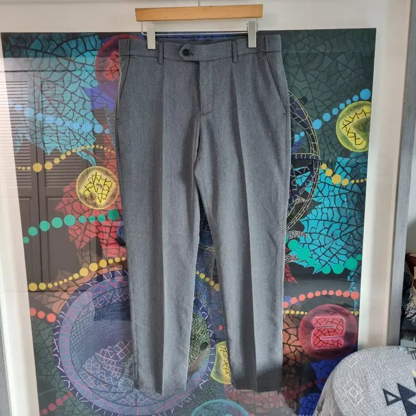 [BUNJANG] Men's Grey Semi-Formal Trousers Size 32 / 남자 세미 정장 바지 회색 32