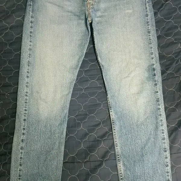 [BUNJANG] Levi's 502 Vintage Wash Stretch Tapered Denim Pants (34) / 리바이스 502 빈티지워싱 스트레치 테이퍼드 데님팬츠 (34)