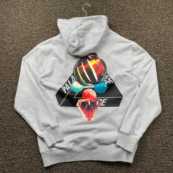 [BUNJANG] Palace Pug Grey Hoodie / 팔라스 퍼그 그레이 후드티