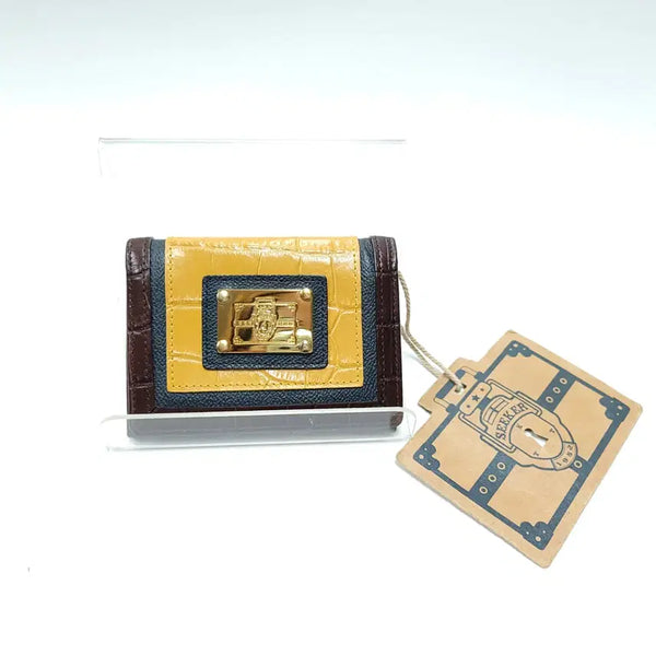 [BUNJANG] SEEKER Japan Alligator Pattern Leather Card Holder / SEEKER 시커 재팬 와니 배색 카드지갑 명함지갑 B811