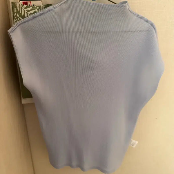 [BUNJANG] Pleats Please Issey Miyake Knit Blue Size 3 / 플리츠플리즈 미스트 3사이즈 라이브트블루