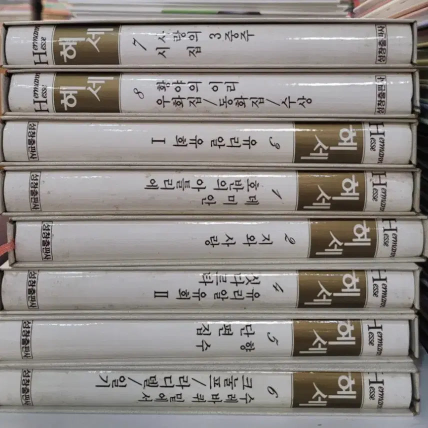 [BUNJANG] Hermann Hesse Complete Works Set (8 Volumes) - Western Literature / 헤르만 헤세 전집 성창출판사 8권 세트 서양문학 중고책