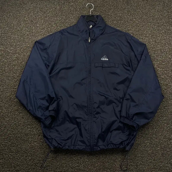 [BUNJANG] Adidas 00s Navy Windbreaker Jacket / 아디다스 00s 네이비 바람막이 자켓