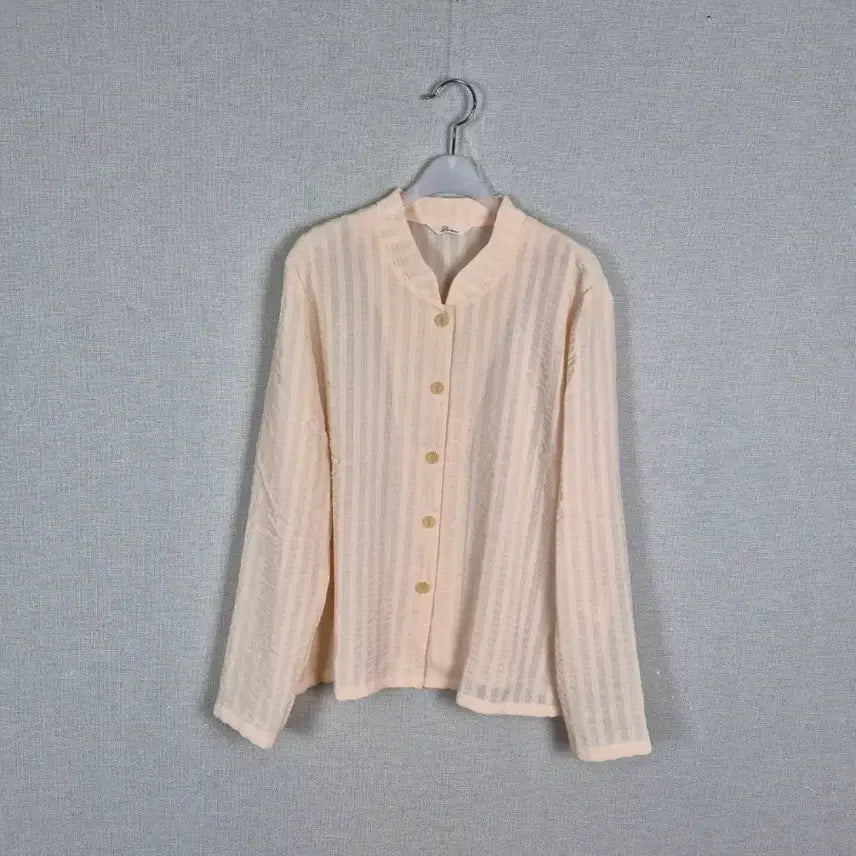 [BUNJANG] Skin Peach See-Through Jacket / (#66,77추천)살안타템 스킨피치 지지미스타일 시스루 자켓