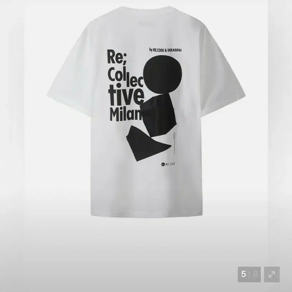 [BUNJANG] RE;CODE x Decadense Recallective Milano T-Shirt (Limited Edition) / (한정판) RE;CODE 래코드 x 데카세기 리컬렉티브 밀라노 반팔티(M)
