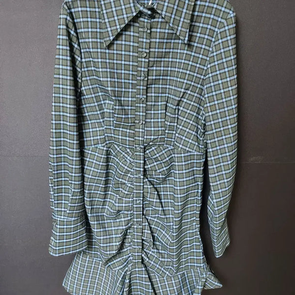 [BUNJANG] Mito Studio 66 Casual Shirt Dress / 진짜만원 미투스튜디오 66 셔츠원피스
