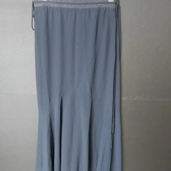 [BUNJANG] Juicy Judy Chiffon Pleated Long Skirt (28-inch waist, fits 66-77) / 진짜만원 쥬시쥬디 쉬폰 66 77 롱스커트