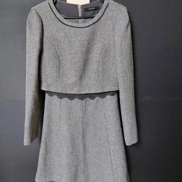 [BUNJANG] Kenneth Lady Mini Dress Gray / 진짜만원 케네스레이디 55 미니원피스 그레이