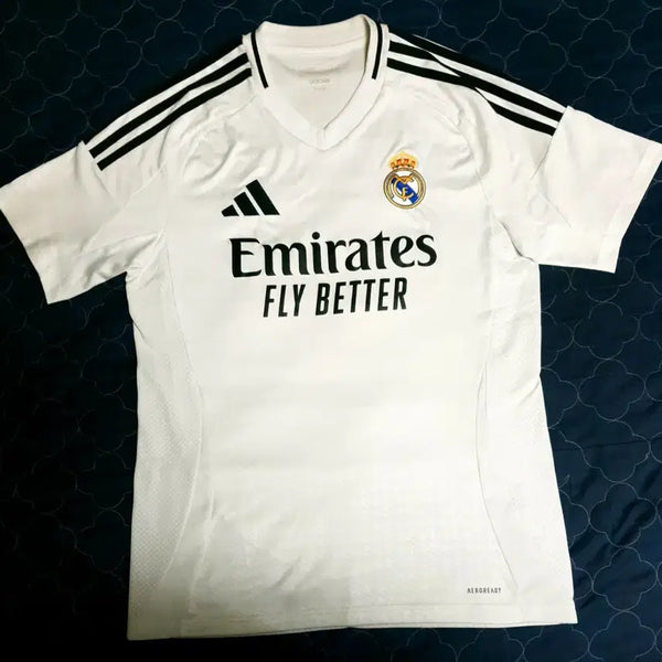 [BUNJANG] Adidas Real Madrid 24/25 Season Home Short Sleeve Jersey White (L) / 아디다스 레알마드리드 24/25 시즌 홈 유니폼 반팔 저지 화이트(L)
