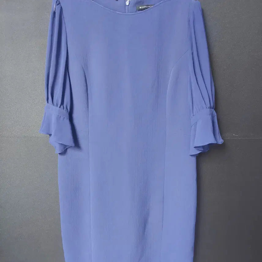 [BUNJANG] Chatren Midi Dress - Blue (Size 77) / 진짜만원 샤트렌 미디원피스 77 블루