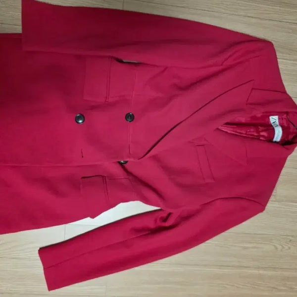 [BUNJANG] ZARA Double Button Jacket Pink / 자라 더블 버튼 재킷 핑크