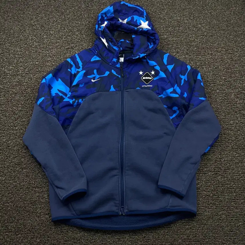 [BUNJANG] Nike x F.C. Real Bristol Camo Windrunner Jacket / Nike x F.C. Real Bristol(F.C.R.B.) 카모 윈드러너 자켓