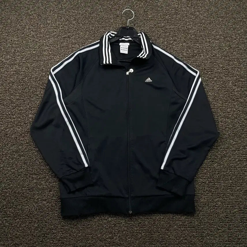 [BUNJANG] Adidas Black Sideline Jersey / 아디다스 블랙 사이드라인 져지