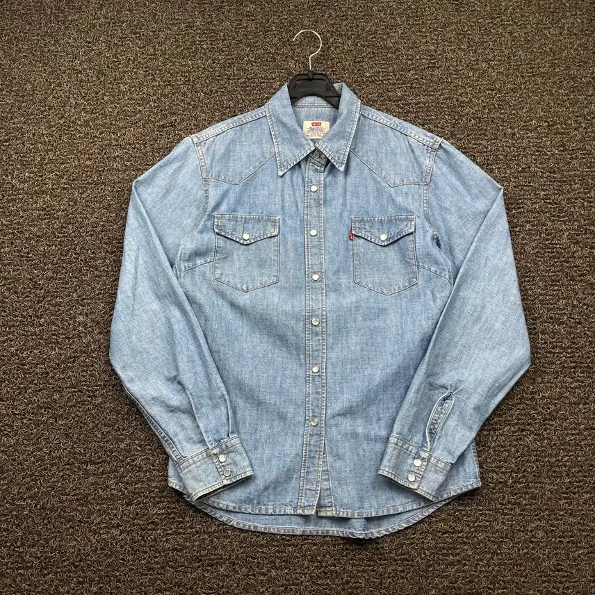 [BUNJANG] Levi's Denim Western Shirt / 리바이스 데님 웨스턴 셔츠