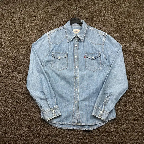 [BUNJANG] Levi's Denim Western Shirt / 리바이스 데님 웨스턴 셔츠