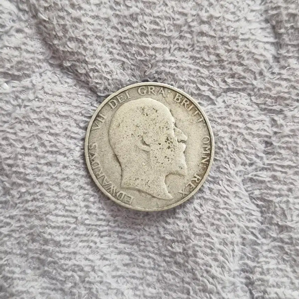 [BUNJANG] 1800s United Kingdom 1 Shilling Silver Coin / 1902 영국 1실링 은화