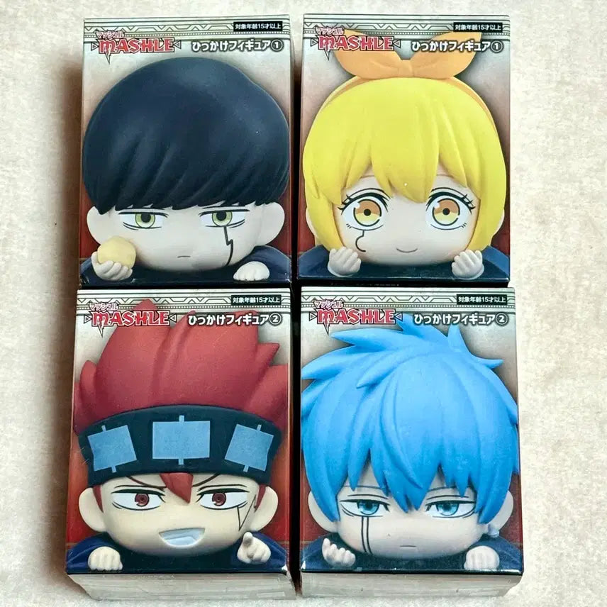[BUNJANG] Mashle: Magic and Muscles Hikake Figure Collection (Sealed Bundle) / (일괄 미개봉)마슐 힛카케 히카게 피규어 마슈 레몬 란스 도트 핀