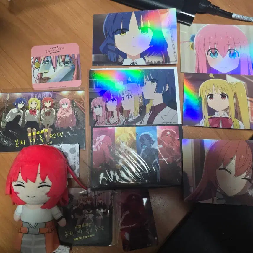 [BUNJANG] Bocchi the Rock! Ikuyo Plush & Photocard Set / 봇치더락 굿즈 이쿠요 인형