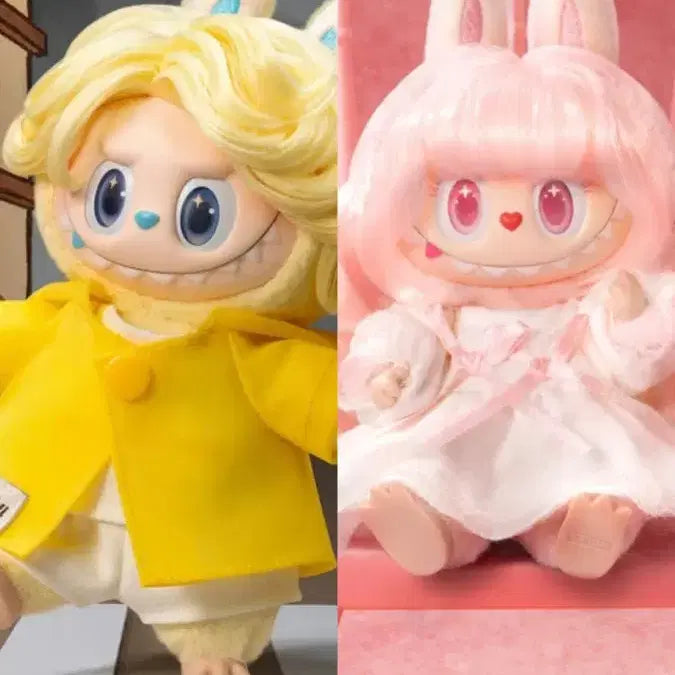 [BUNJANG] Labubu Costume Raincoat & Velvet Noon (After Rain) Set / 무료배송) 라부부 헤어살롱 벨벳눈(velvet noom) & 애프터레인(after rain)