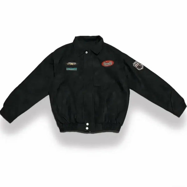 [BUNJANG] Nichis Black Leather Jacket / 니치스 블랙 레더 자켓