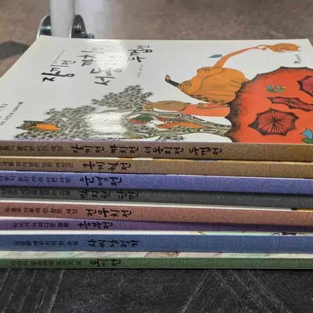 [BUNJANG] Hansol Education Junior Plato 8-Book Set Children's Used Books / 주니어플라톤 한솔교육 8권 세트 어린이책 중고책