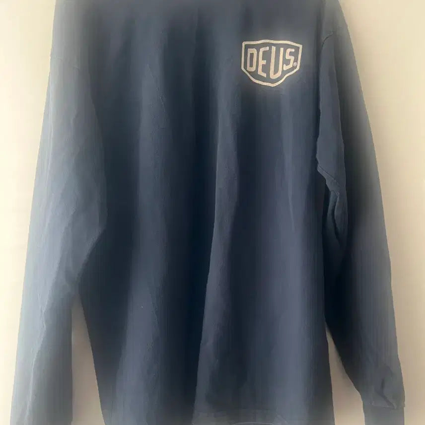 [BUNJANG] Deus Ex Machina Navy Long Sleeve T-Shirt / 데우스 롱슬리브 네이비