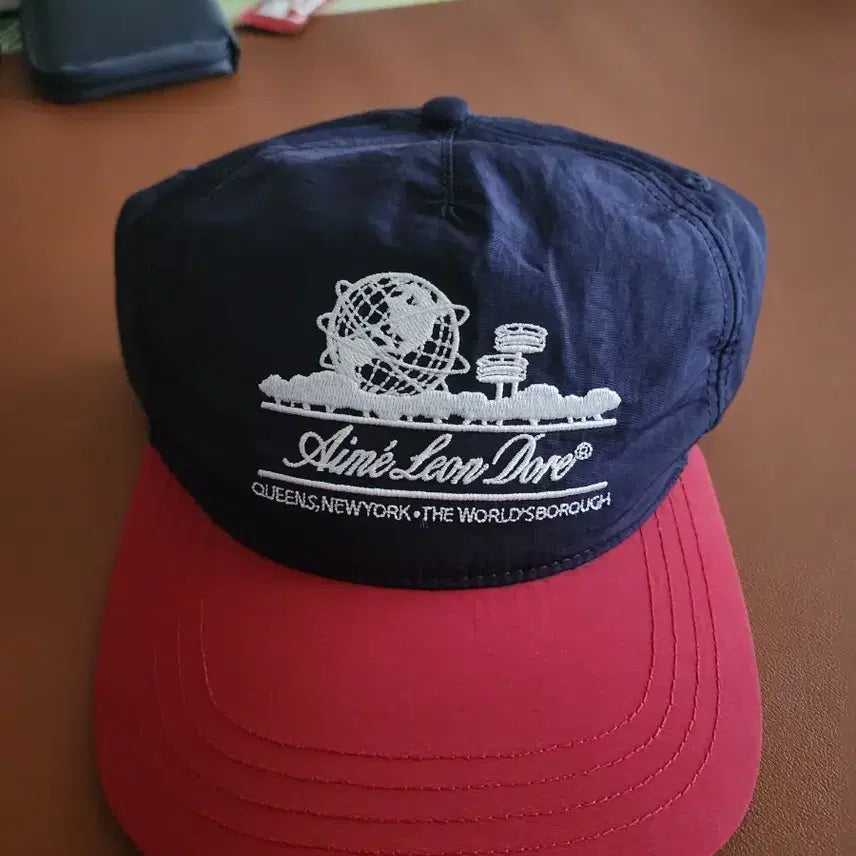 [BUNJANG] Aim Leon Dore Nylon Unispeer Hat Navy Multicolor / 에임 레온 도르 나일론 유니스피어 햇 네이비 멀티컬러