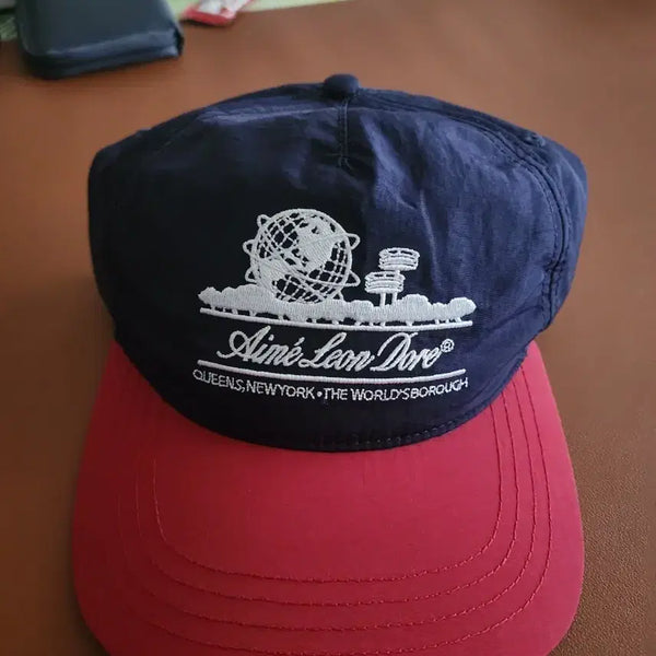 [BUNJANG] Aim Leon Dore Nylon Unispeer Hat Navy Multicolor / 에임 레온 도르 나일론 유니스피어 햇 네이비 멀티컬러