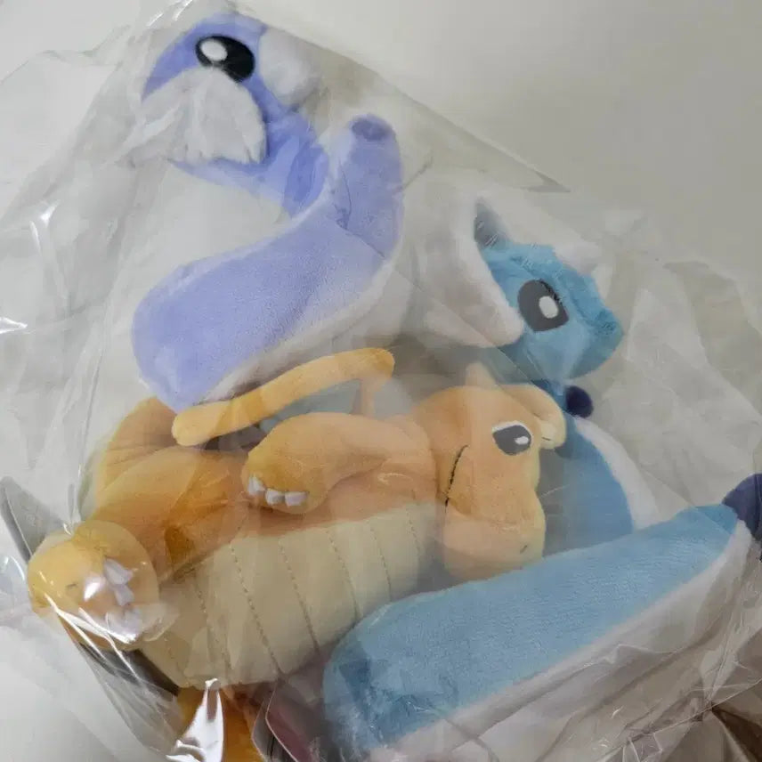 [BUNJANG] Pokemon Fit Dragonair, Dragonair, Dragonite Plush Set / 포켓몬스터 FIT 미뇽 신뇽 망나뇽 인형