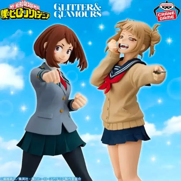 [BUNJANG] My Hero Academia Glitter Glamours Ochaco Uraraka & Himiko Toga Bundle Set Figures / 일괄] 나히아 히로아카 글리터 글래머스 우라라카 오챠코, 토가 피규어