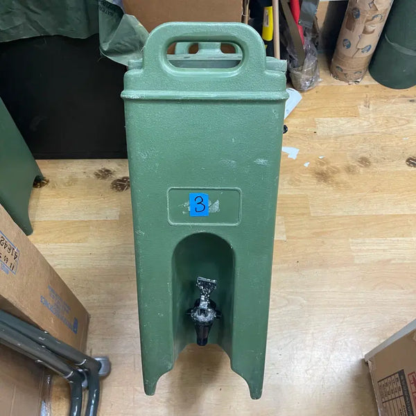 [BUNJANG] Cambro Camtainer 500LCD 17.9L Beverage Dispenser - Dark Brown (US Military Surplus) / 3. 미군 캠브로(CAMBRO) 캠테이너 500LCD 대용량 디스펜서 / 워터저그