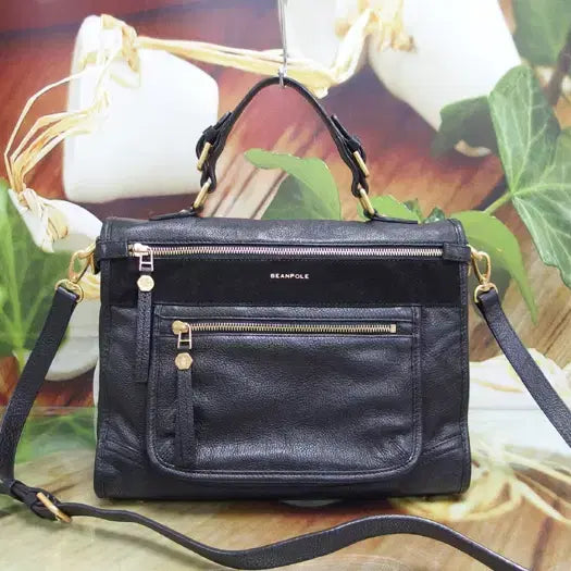 [BUNJANG] Beanpole Leather Tote Bag / 구제토토 빈폴 가죽 토드백 정품 중고가방 61507