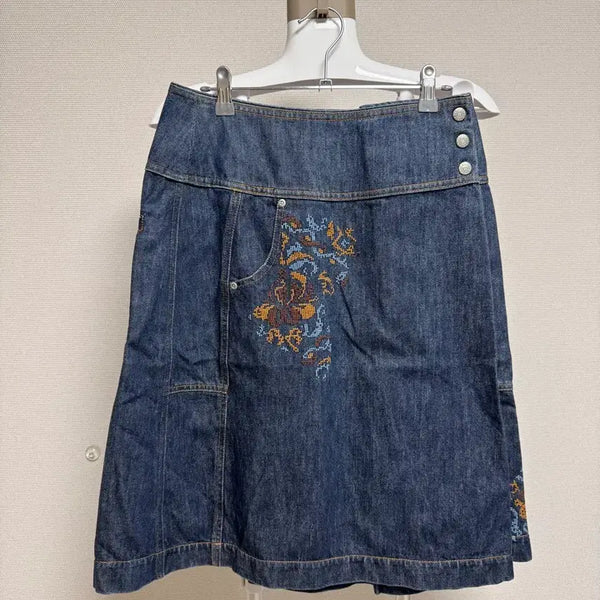 [BUNJANG] Oilily Women's Denim Skirt Size 36 / 오일릴리 여성 데님 스커트