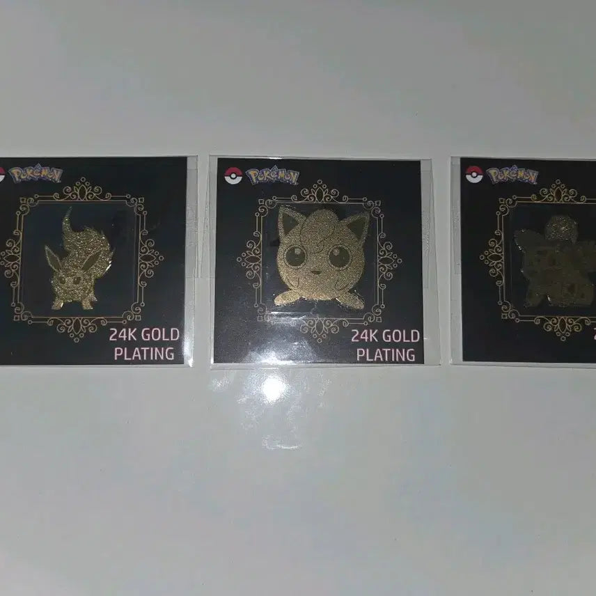 [BUNJANG] Pokemon 24k Gold Stickers Booster - Purin, Isang-hae-pool / 포켓몬스터 24k 골드 띠부씰 부스터 푸린 이상해풀 판매합니다