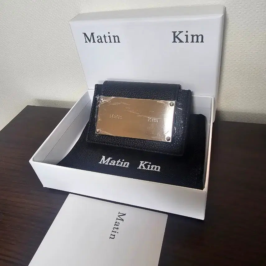 [BUNJANG] Matinkim Black Wallet Full Box / 마뗑킴 블랙 지갑 풀박스