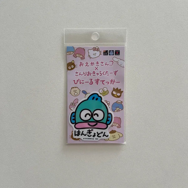 [BUNJANG] Sanrio Hangyodon UV-Cut Waterproof Sticker / 산리오 UV차단 워터프루프 한교동 스티커