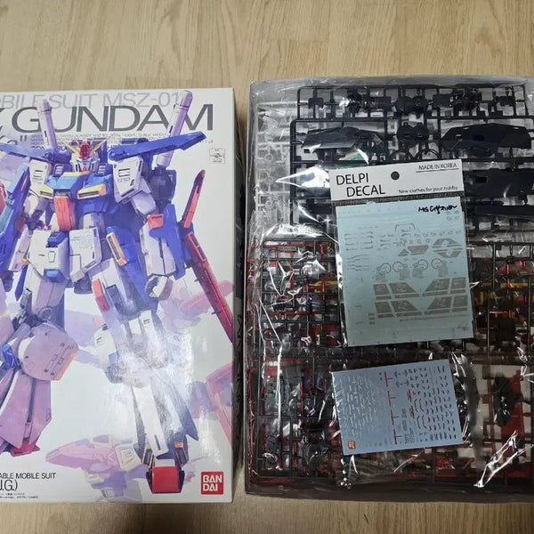 [BUNJANG] Master Grade ZZ Gundam Ver. Ka First Edition + Delphi Decal / 건담 프라모델 mg zz 더블제타 초회판+델피데칼 팝니다