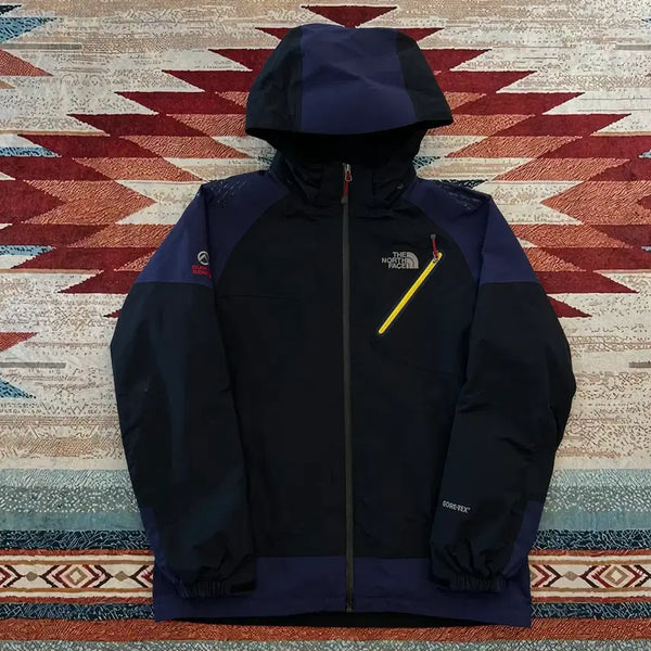 [BUNJANG] The North Face Summit Series Gore-Tex Windbreaker Hooded Jacket (Black/Navy) / 노스페이스 써밋시리즈 고어텍스 바람막이 후드자켓 [블랙/네이비] L/100