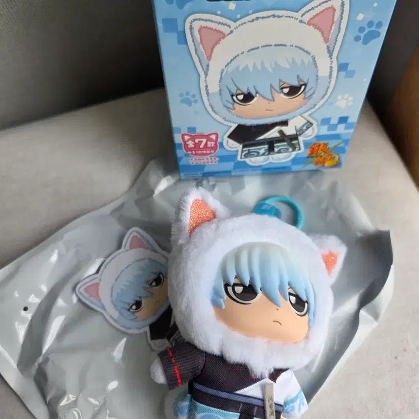 [BUNJANG] Gintama Kintoki Stuffed Doll Keychain / 은혼 랜덤 확정 긴토키 인형 키링